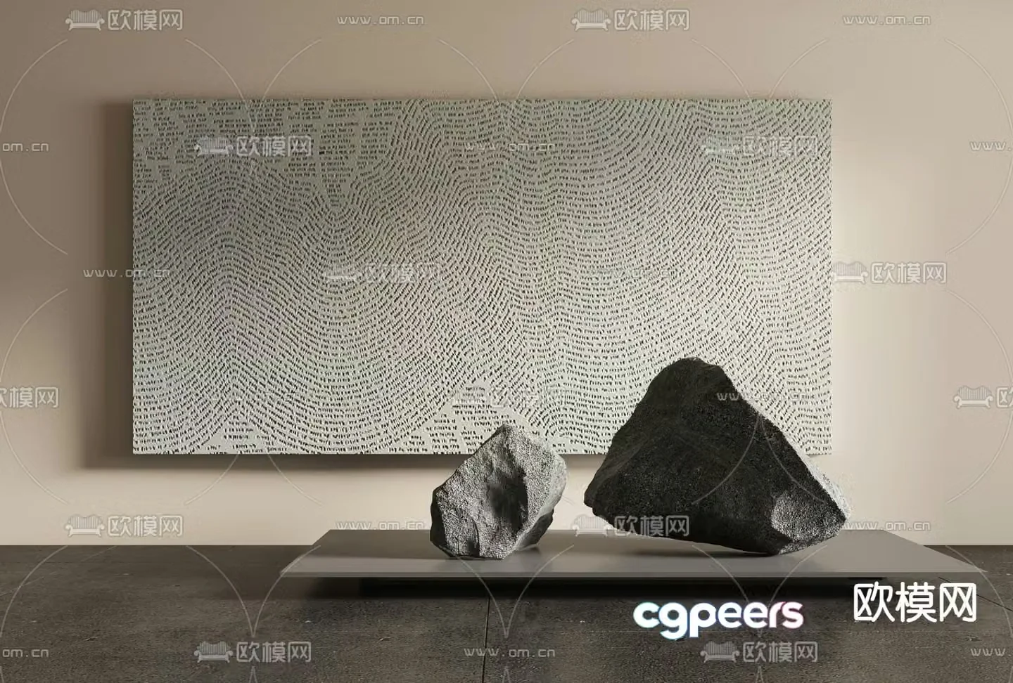 Rockery Sculpture Stone Sculpture Stone Sculpture 3D Model