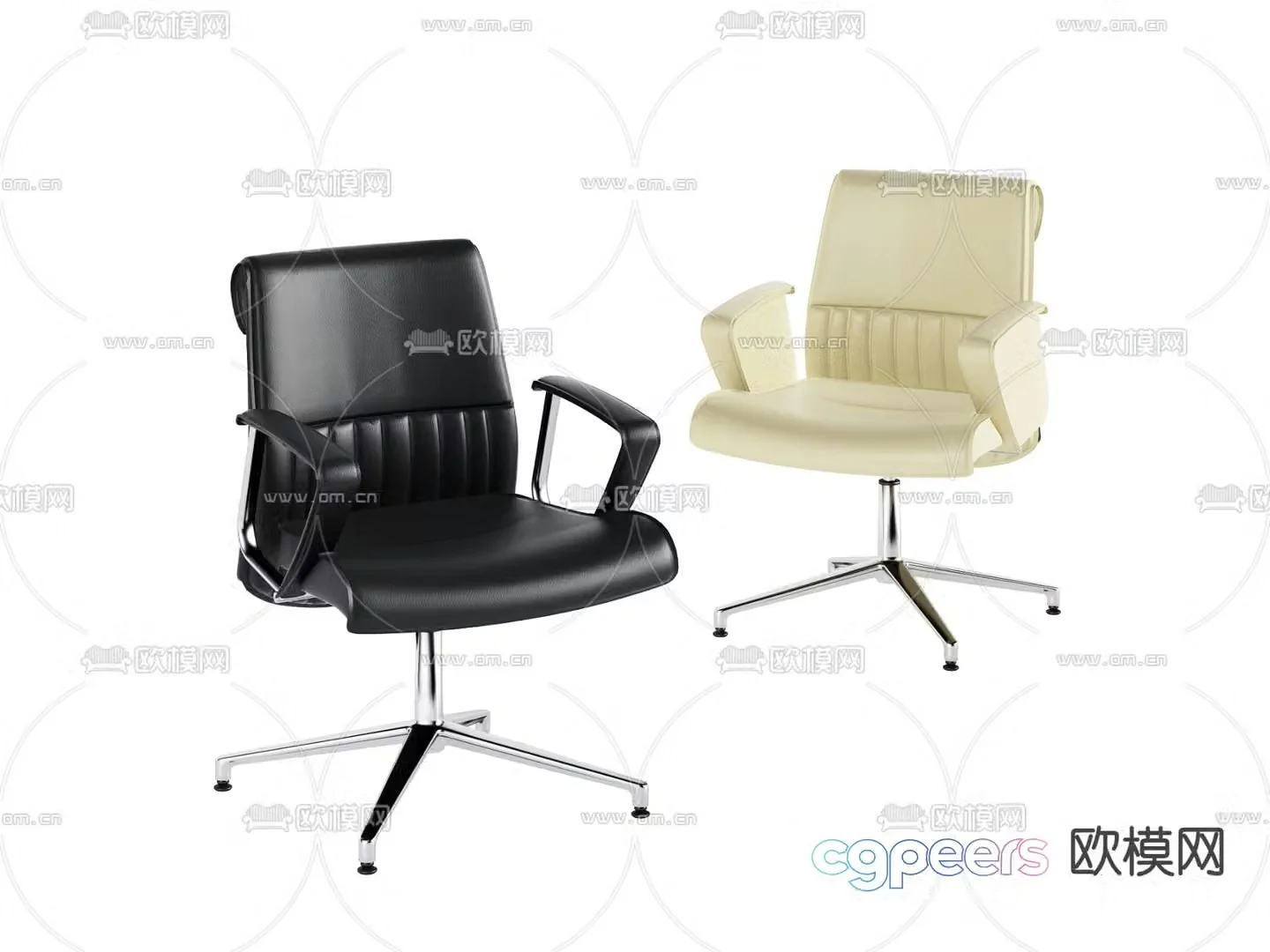 Office chair shift chair staff chair 3d model