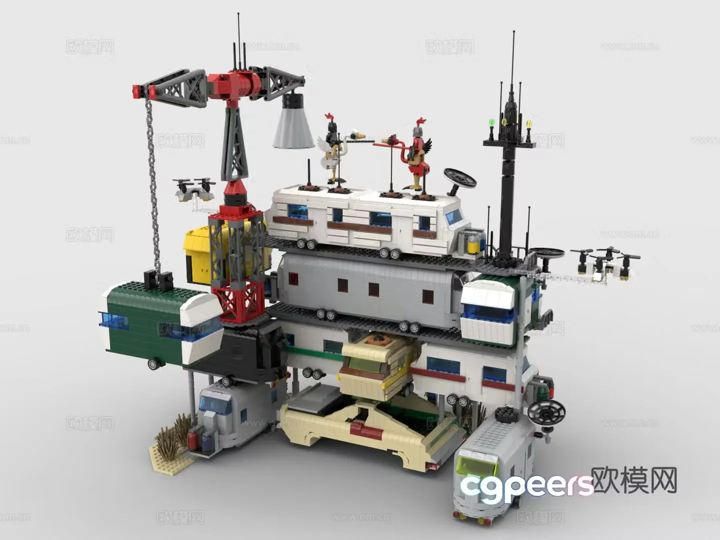 LEGO LEGO toys Ready Player One building block toy 3d model