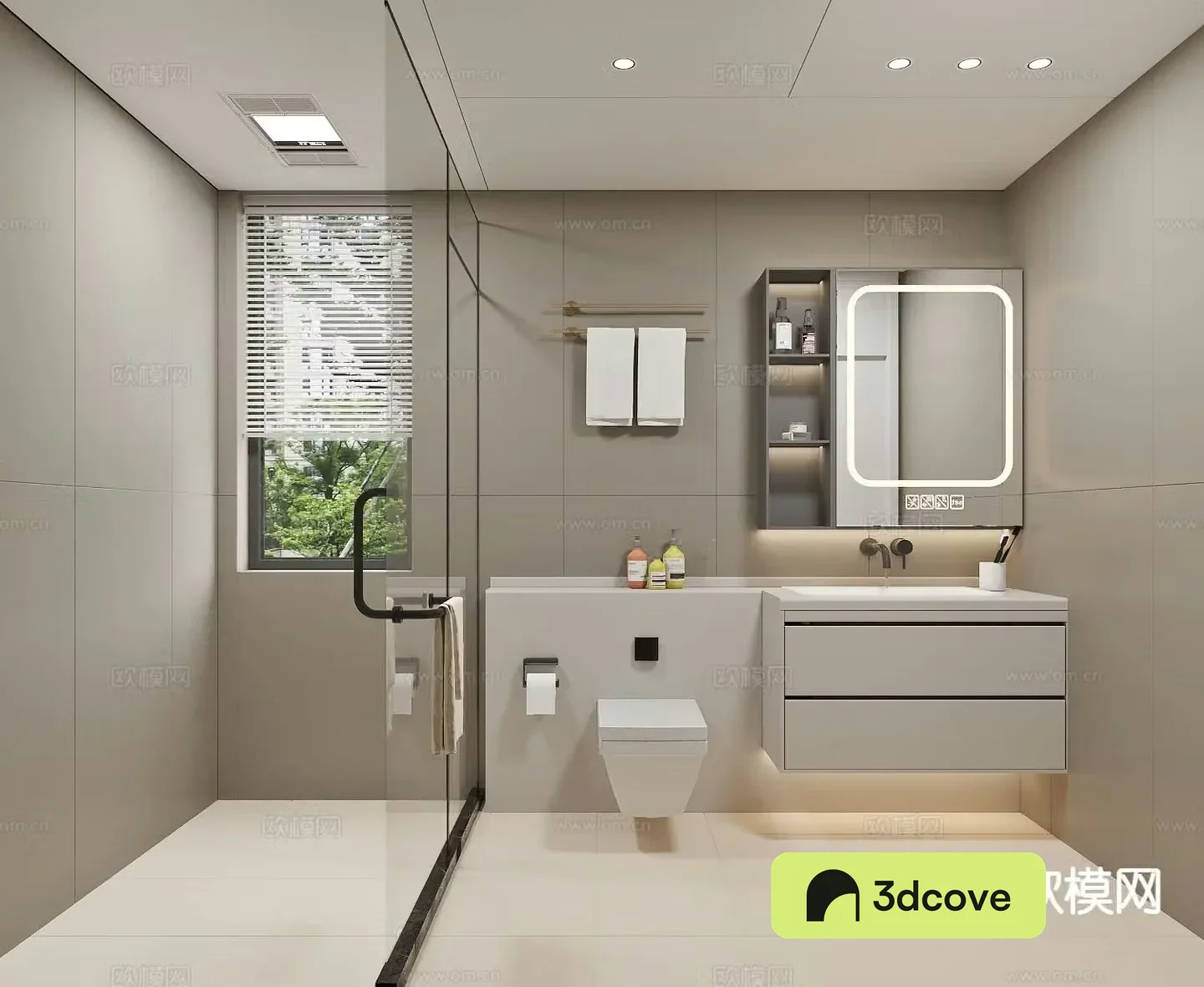 Modern bathroom