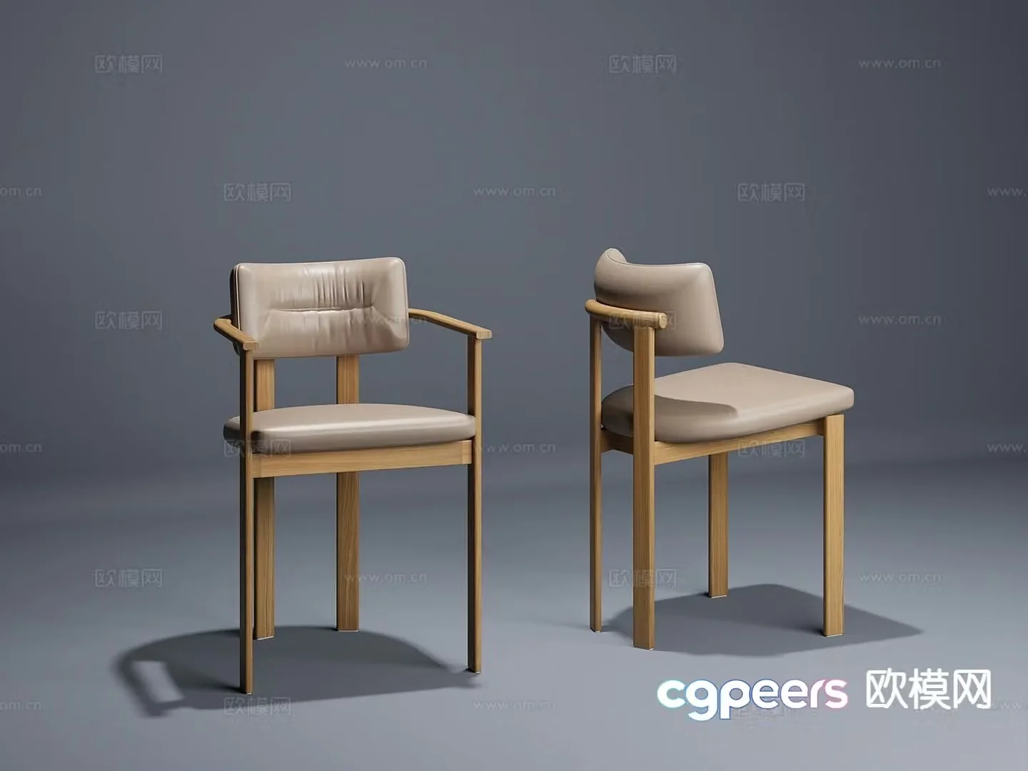 PILLAR By favius â€‹â€‹chair single chair dining chair 3d model