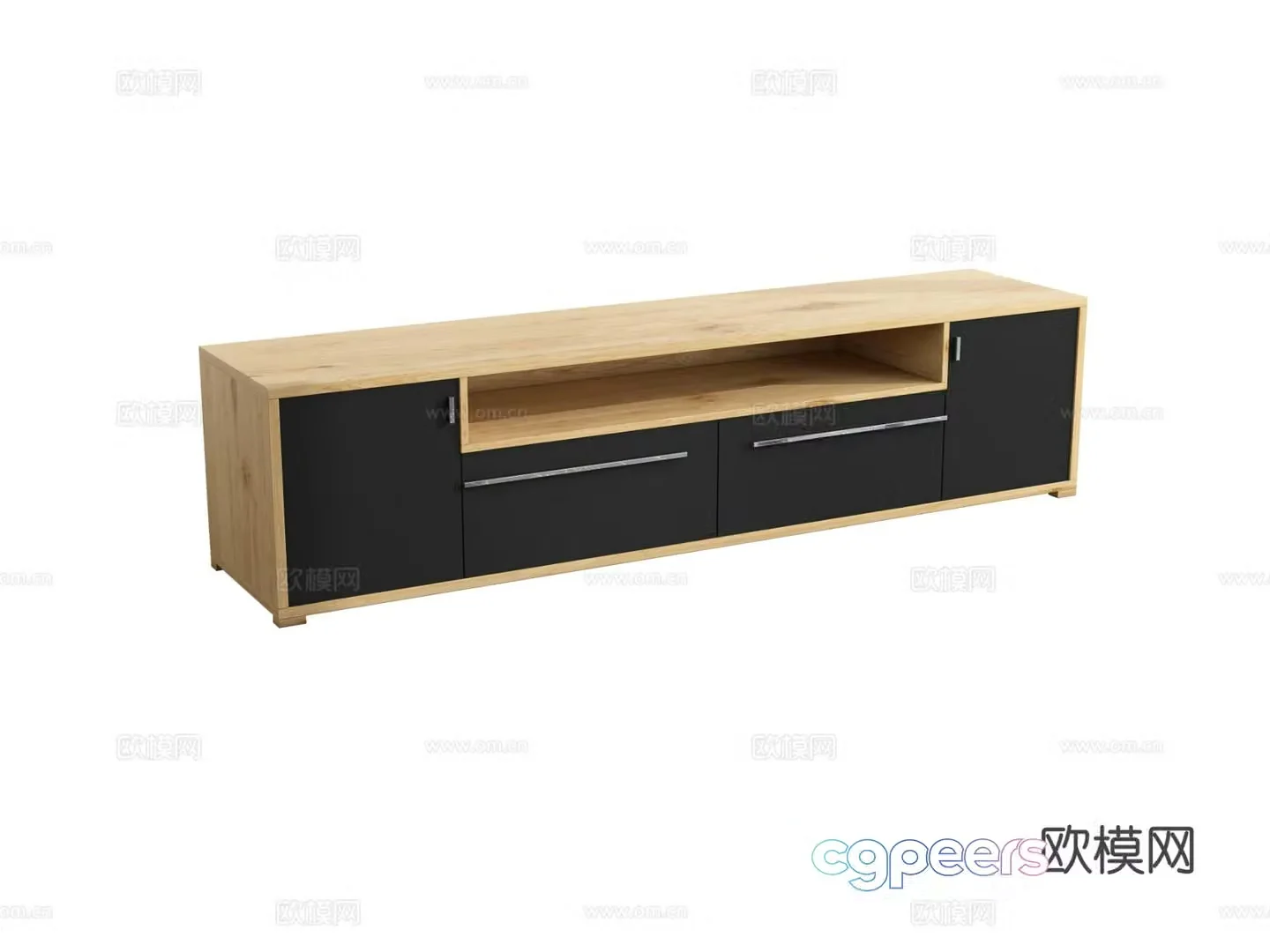 Nordic TV cabinet 3d model