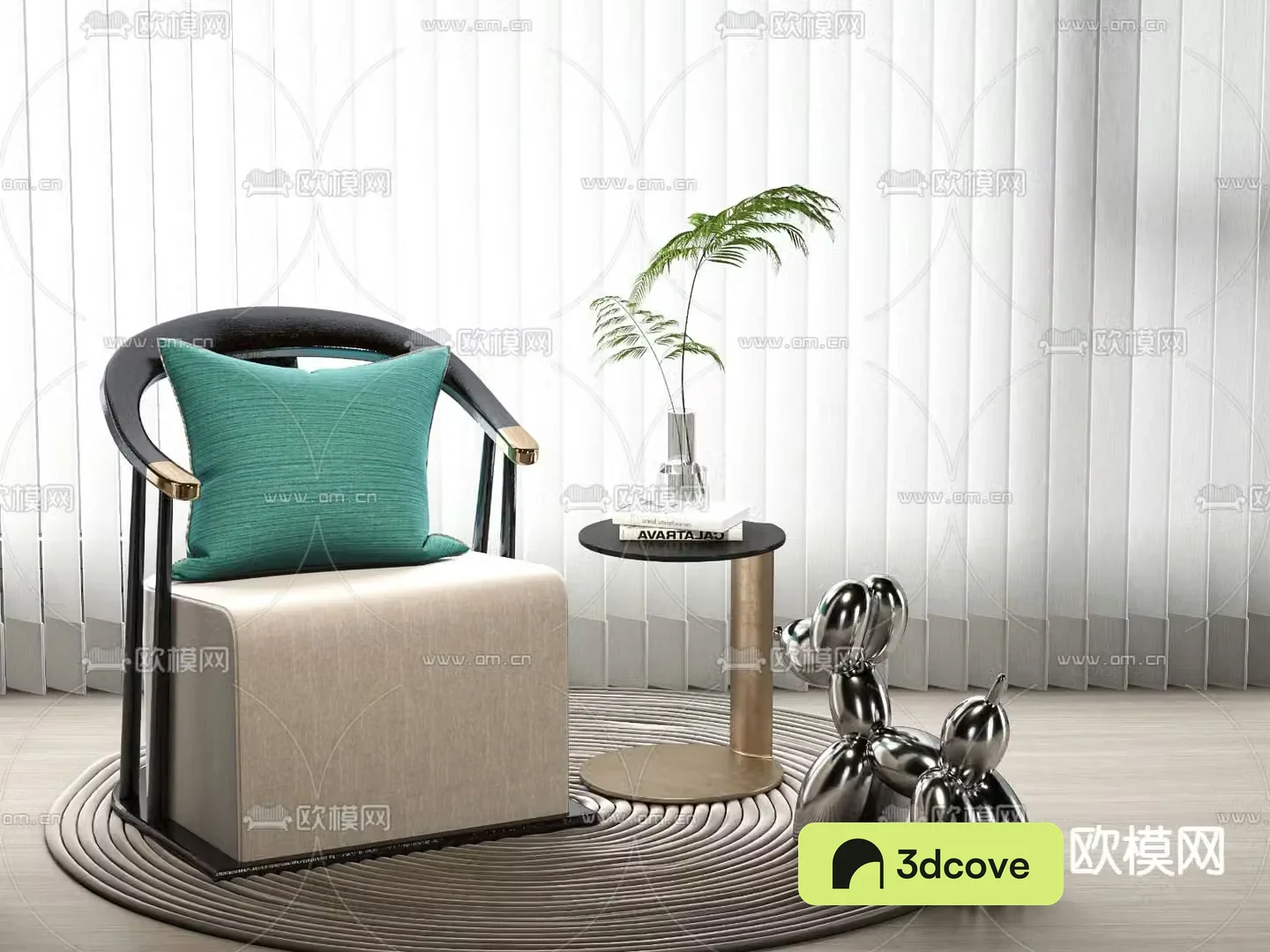 New Chinese style leisure chair