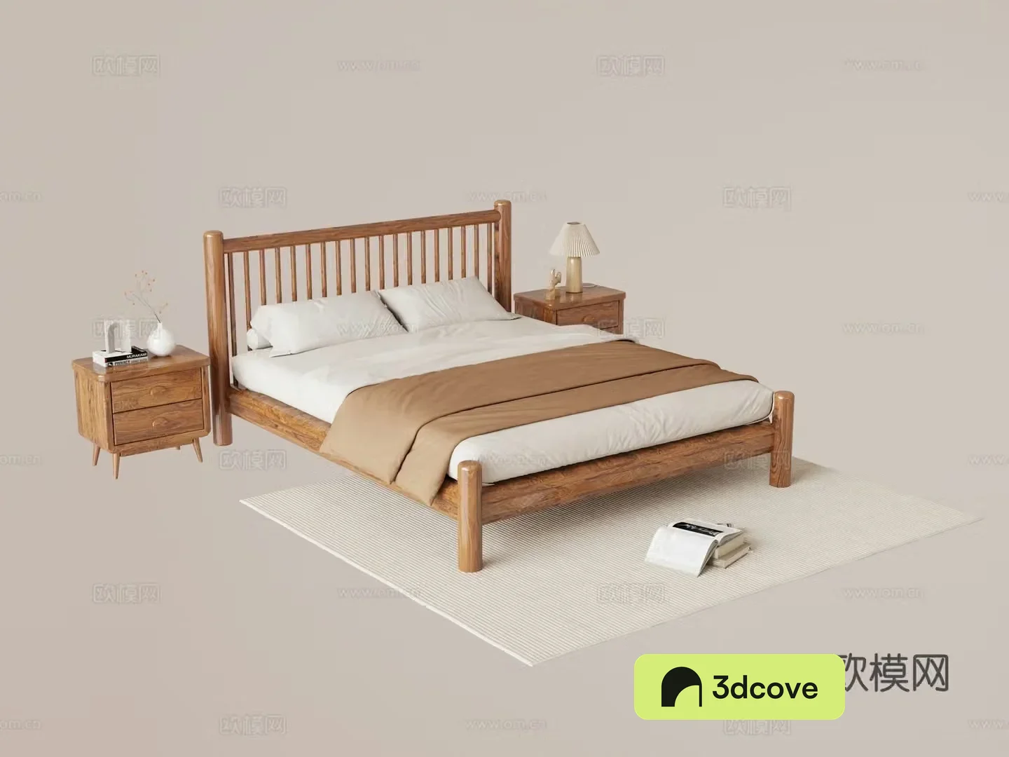 Nordic double bed