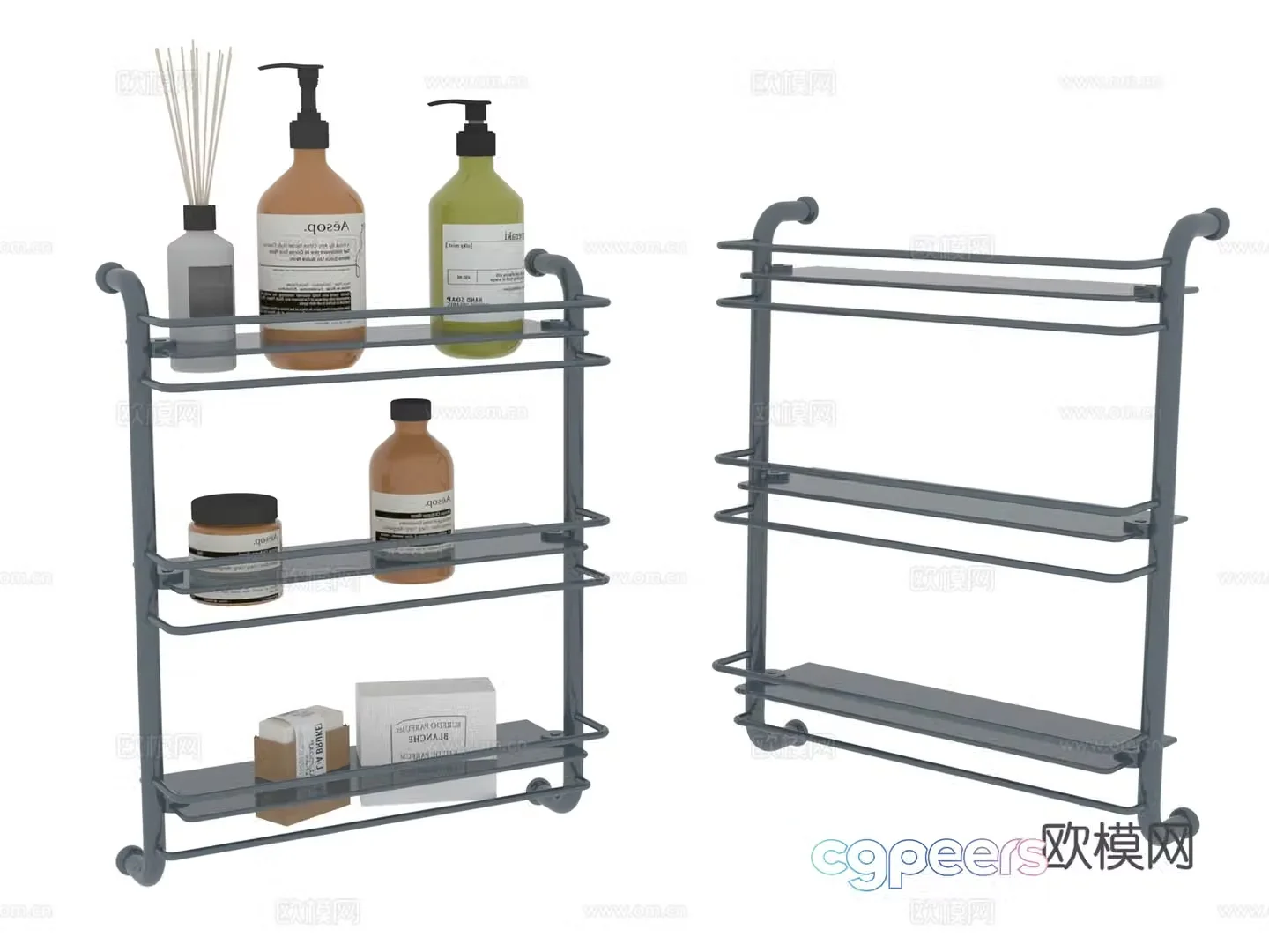 Hardware Towel Rack 3D Model