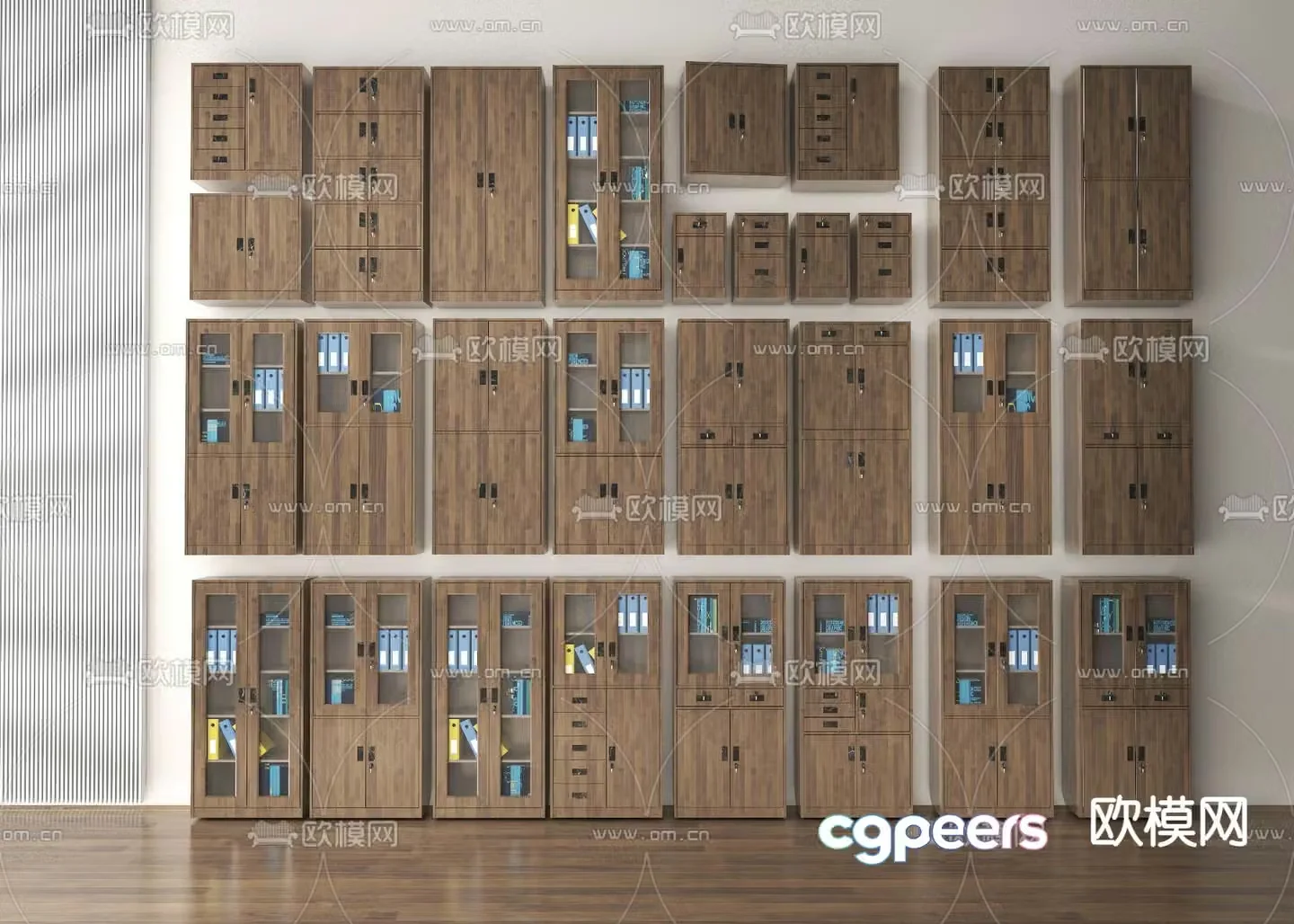 File cabinet information cabinet filing cabinet 3d model