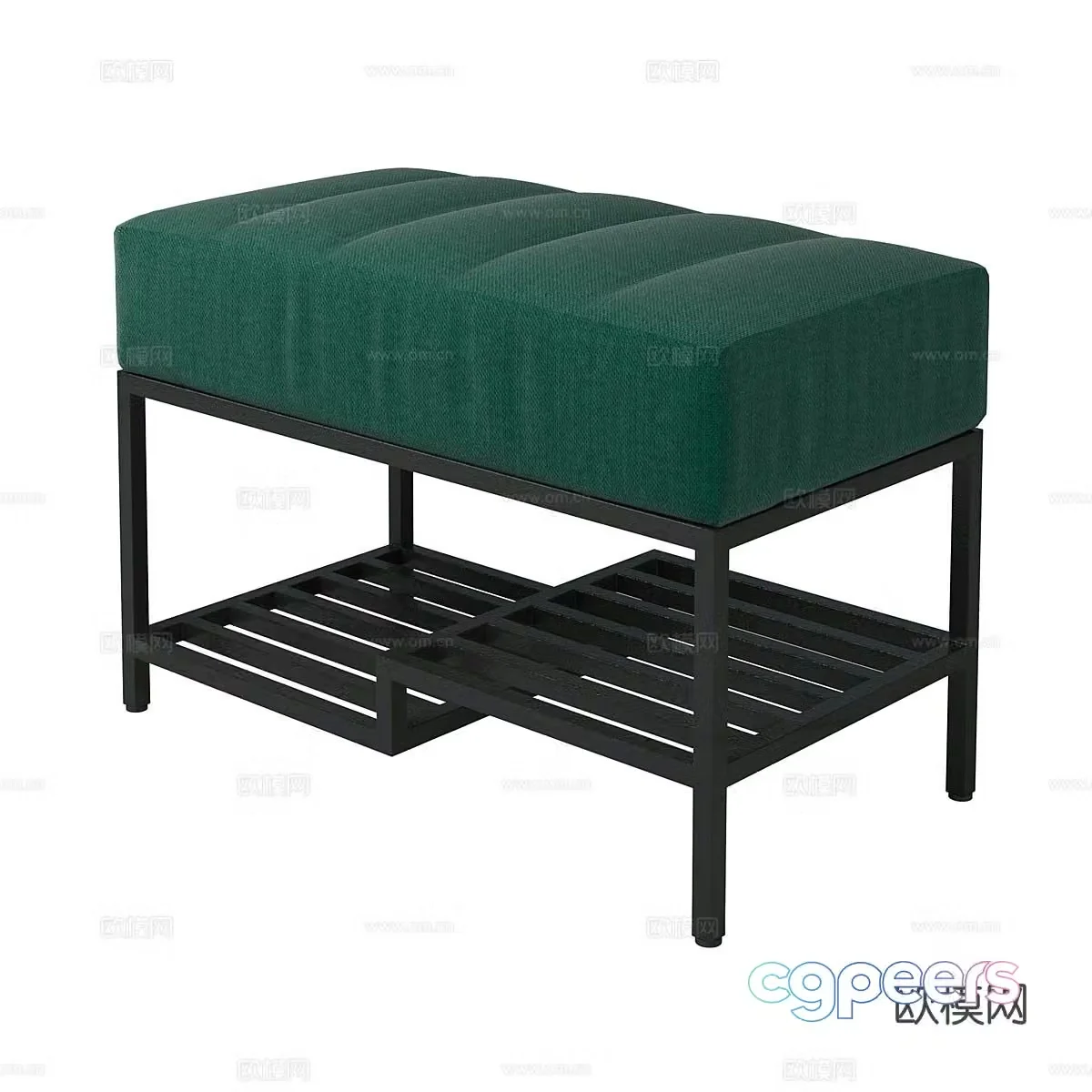 Shoe rack VL shoe replacement stool 3d model