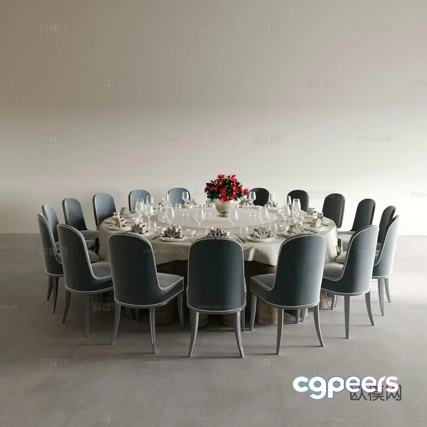 Dining table and chairs living and dining table and chairs dining table and chairs wine table and chair combination round wine table and chair 3D model