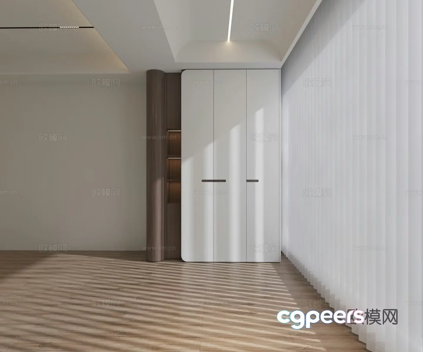 Balcony locker 3d model