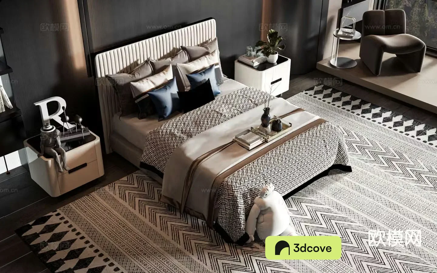 Italian double bed