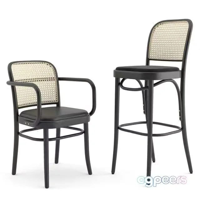 3ds Max Free – N. 811 Hocker by THONET VIENNA, chair