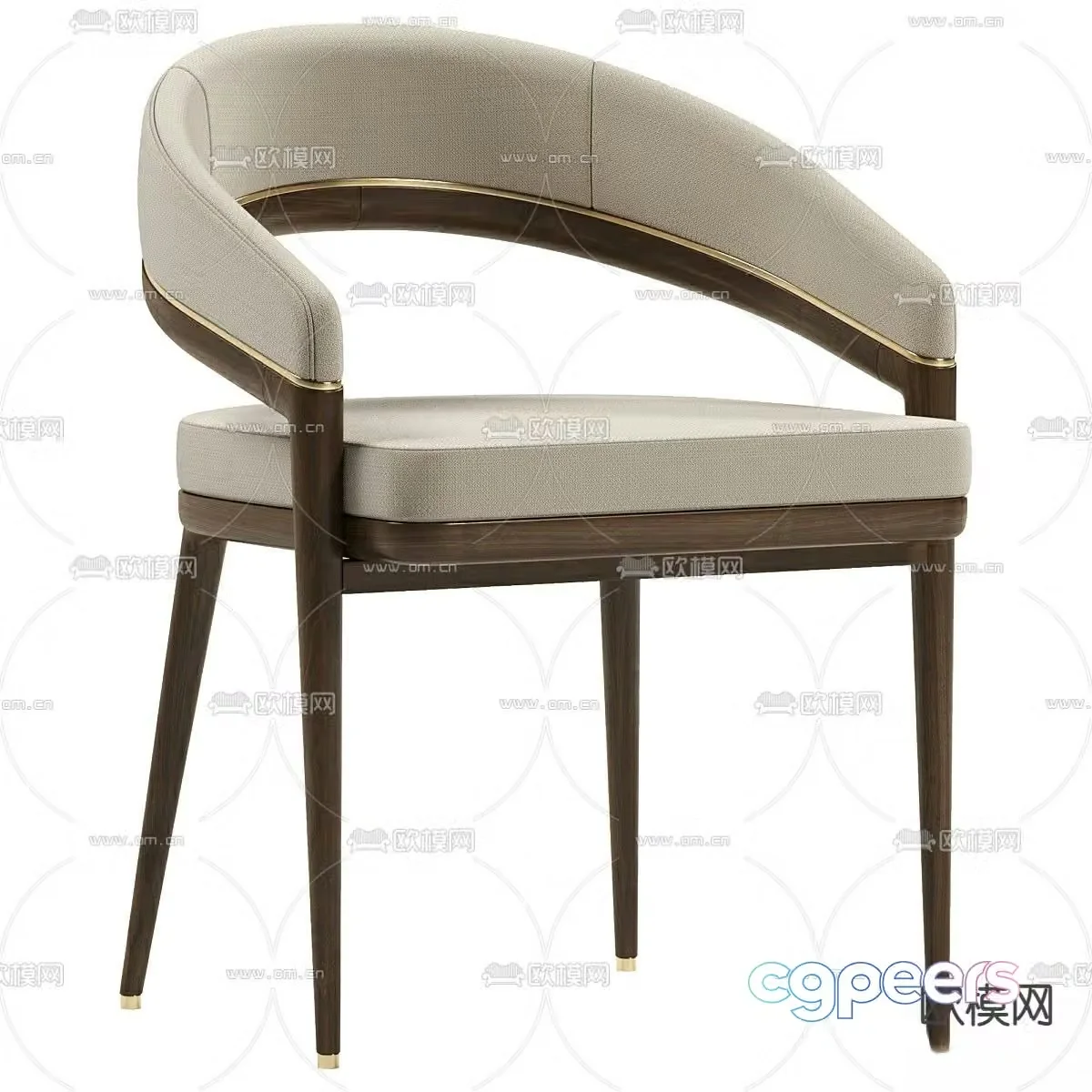 Aster – Eric Chair Dining Chair 3d model