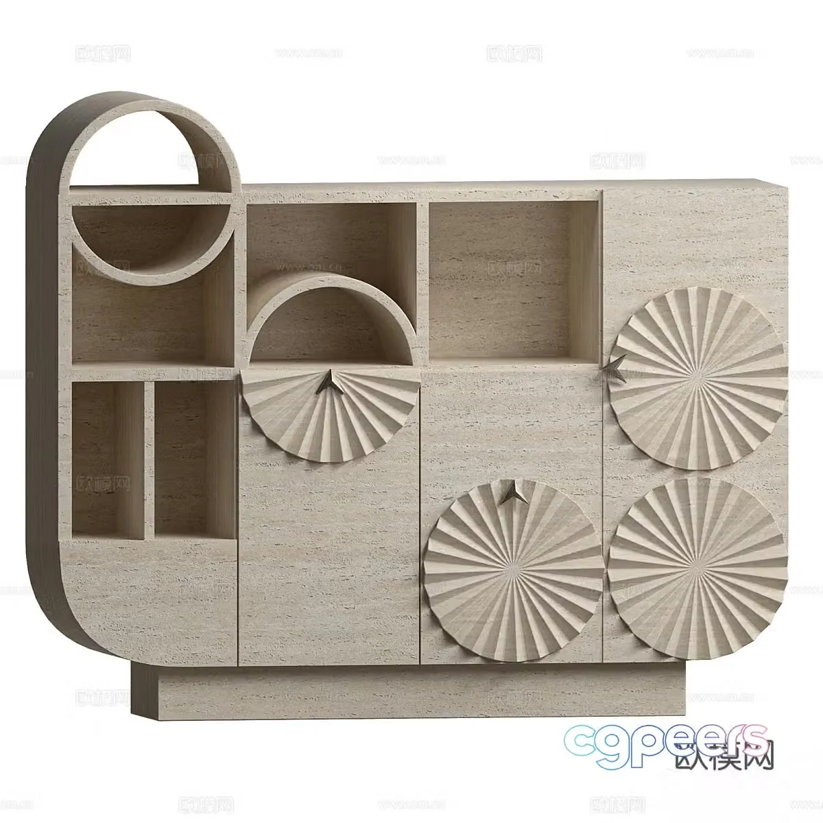 Wasabi End Cabinet 3D Model