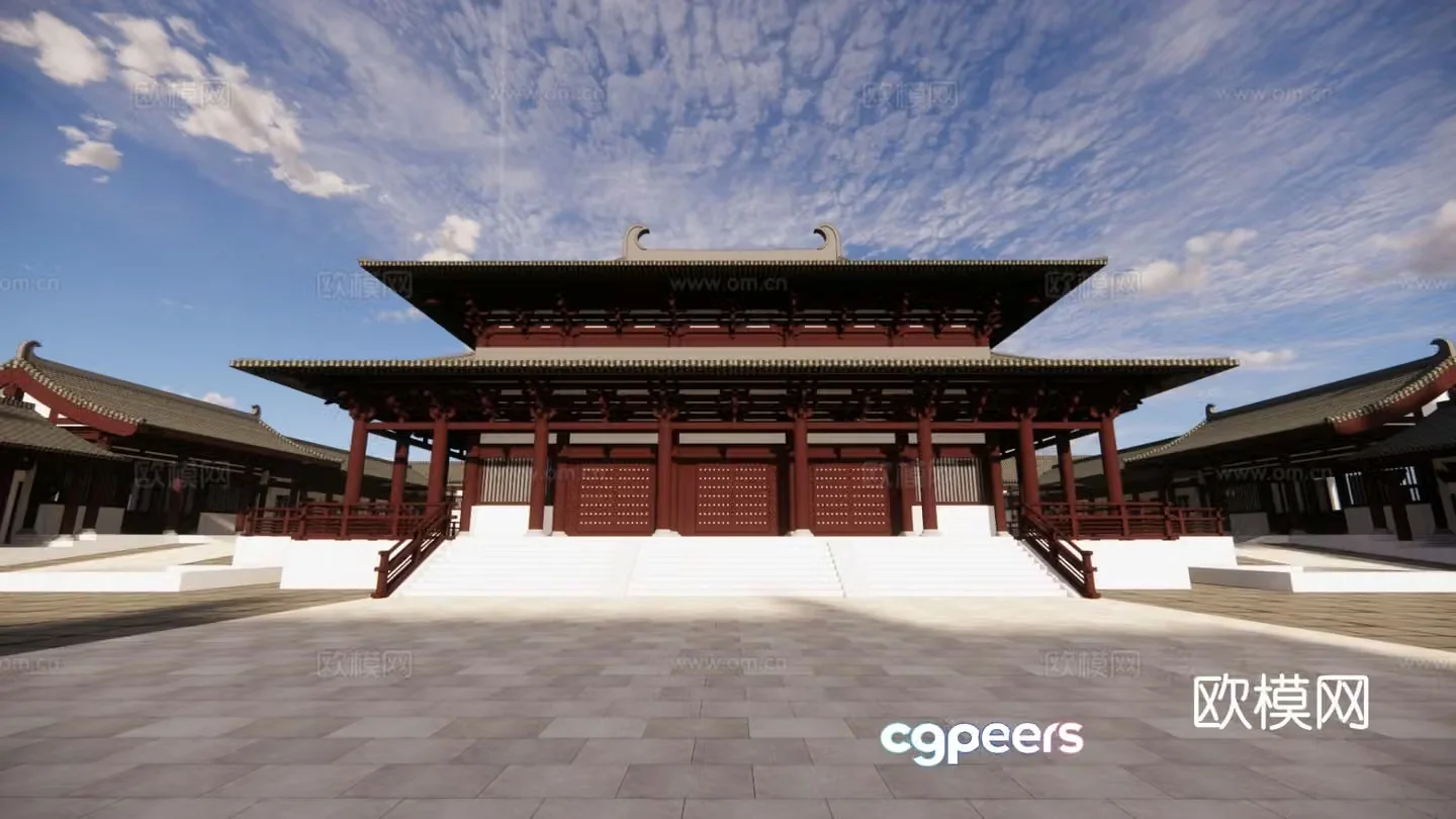 3D model of Chinese ancient architecture
