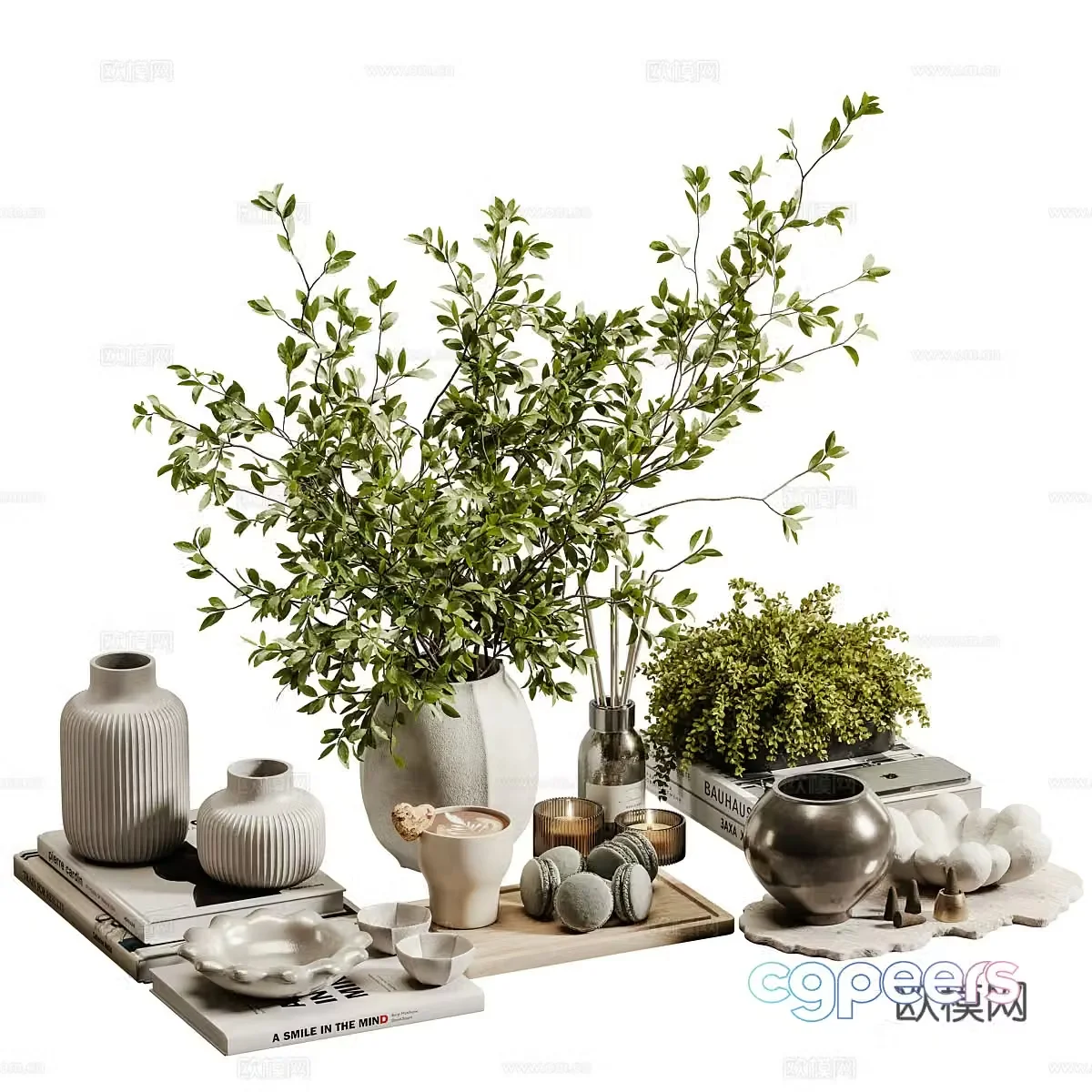 New Chinese style Wasabi ornament ornament 3D model