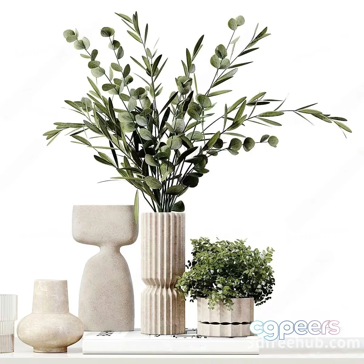 Modern Home Decor 3D Model – 23011 – VRAY Render