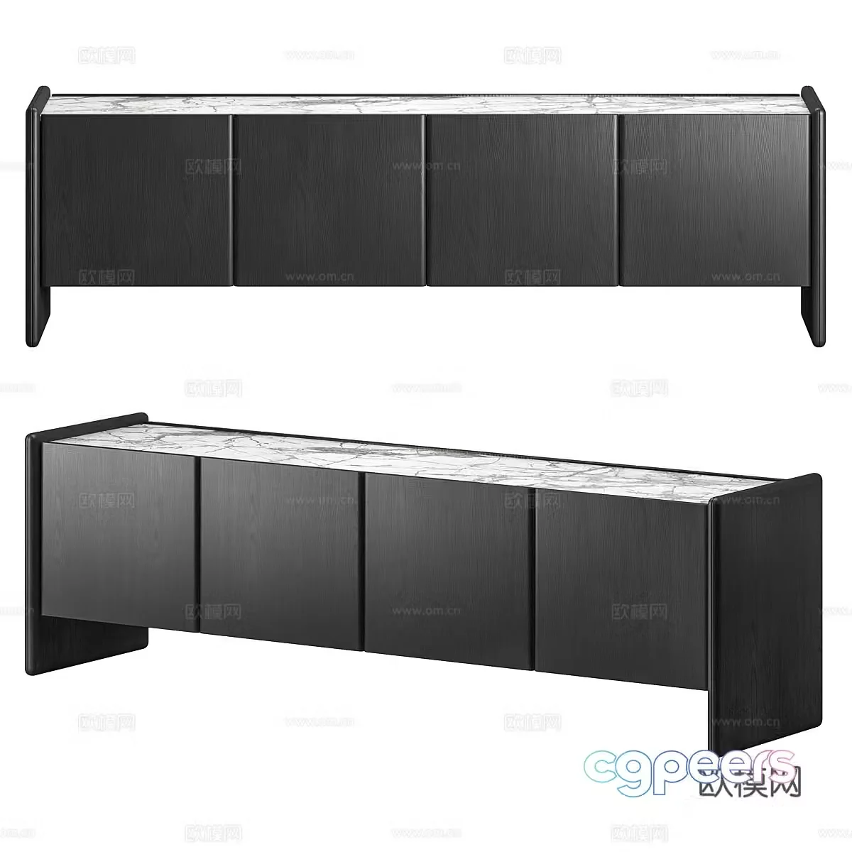 Light luxury TV cabinet marble TV cabinet stone TV cabinet wood TV cabinet wooden TV cabinet 3D model