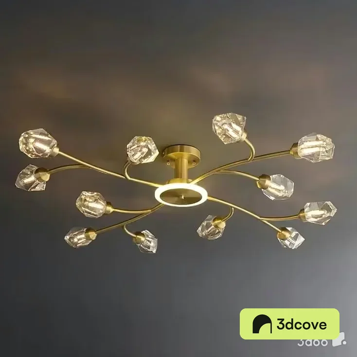 Gold Light Fixture