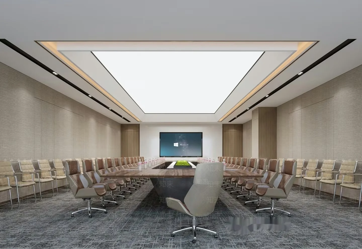 A Large Conference Room 3D Model – 20959 – CORONA Render