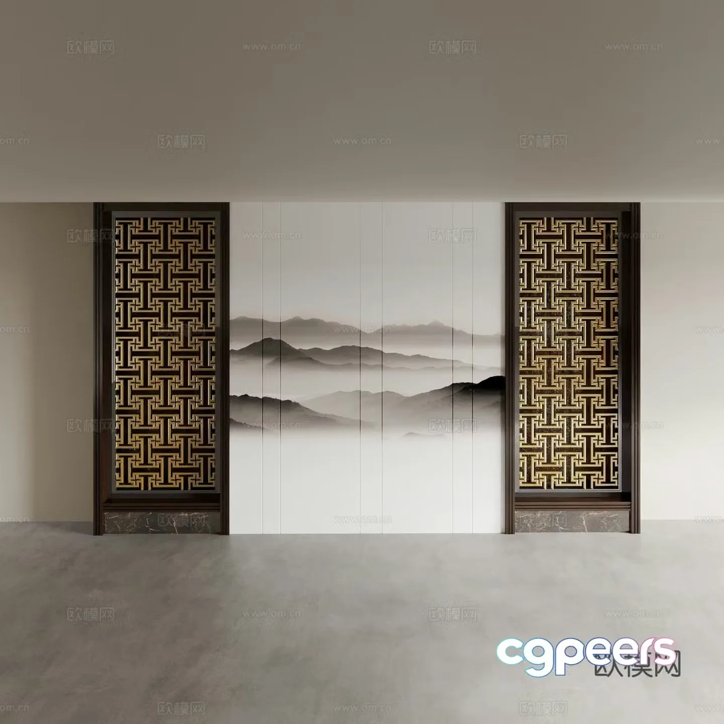 Background wall Bedside background wall Sofa background wall Living room background wall Bedroom background wall Porch 3D model