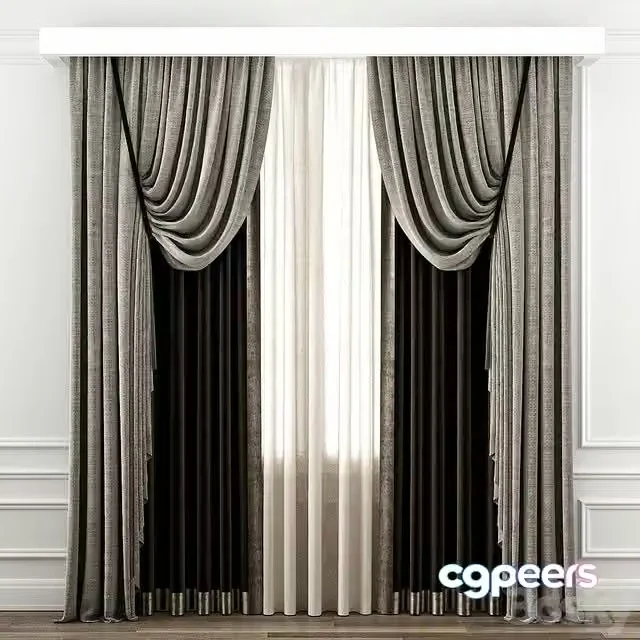 3ds Max Free – Curtains for interior №46