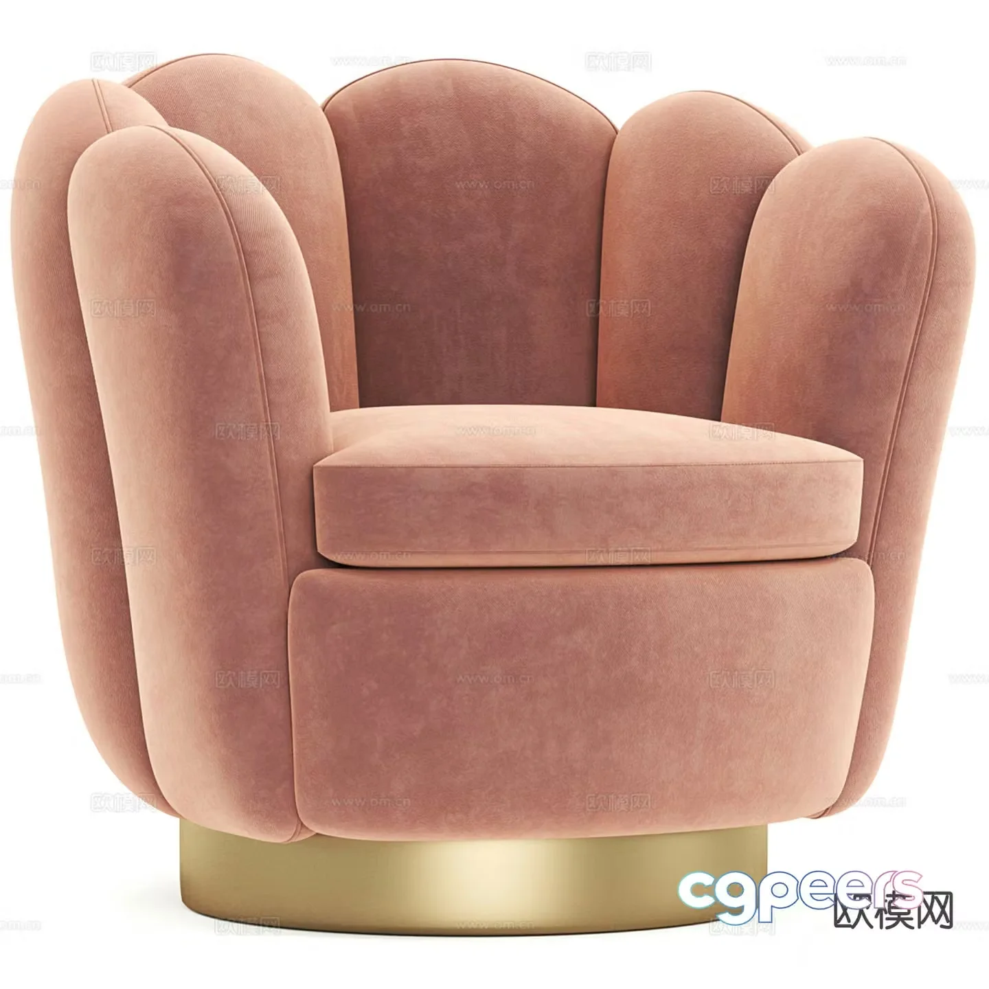 Modern leisure sofa 3d model