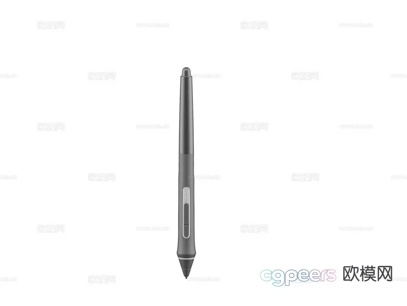 Simple stylus 3d model