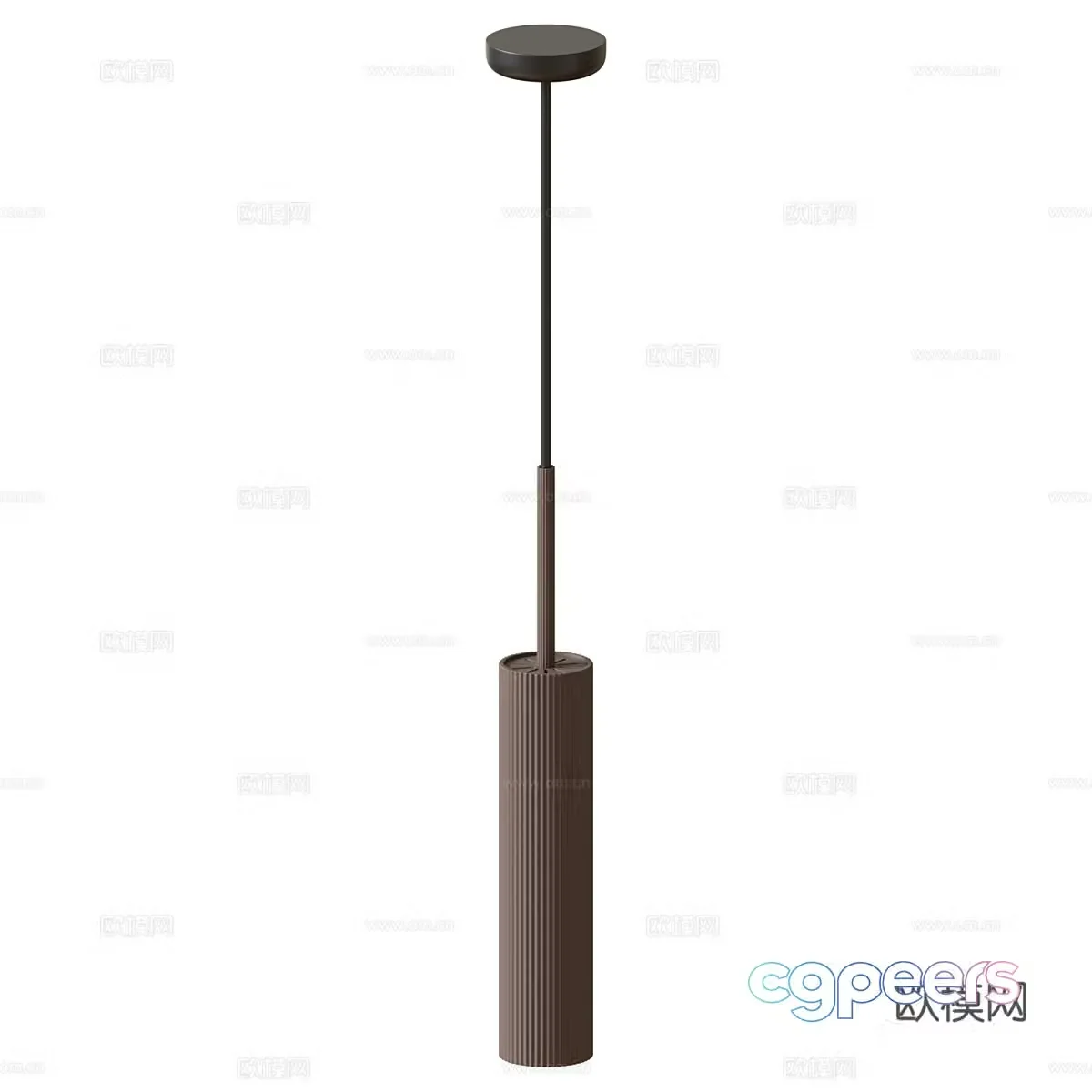 Modern minimalist acrylic decorative small chandelier 3d model