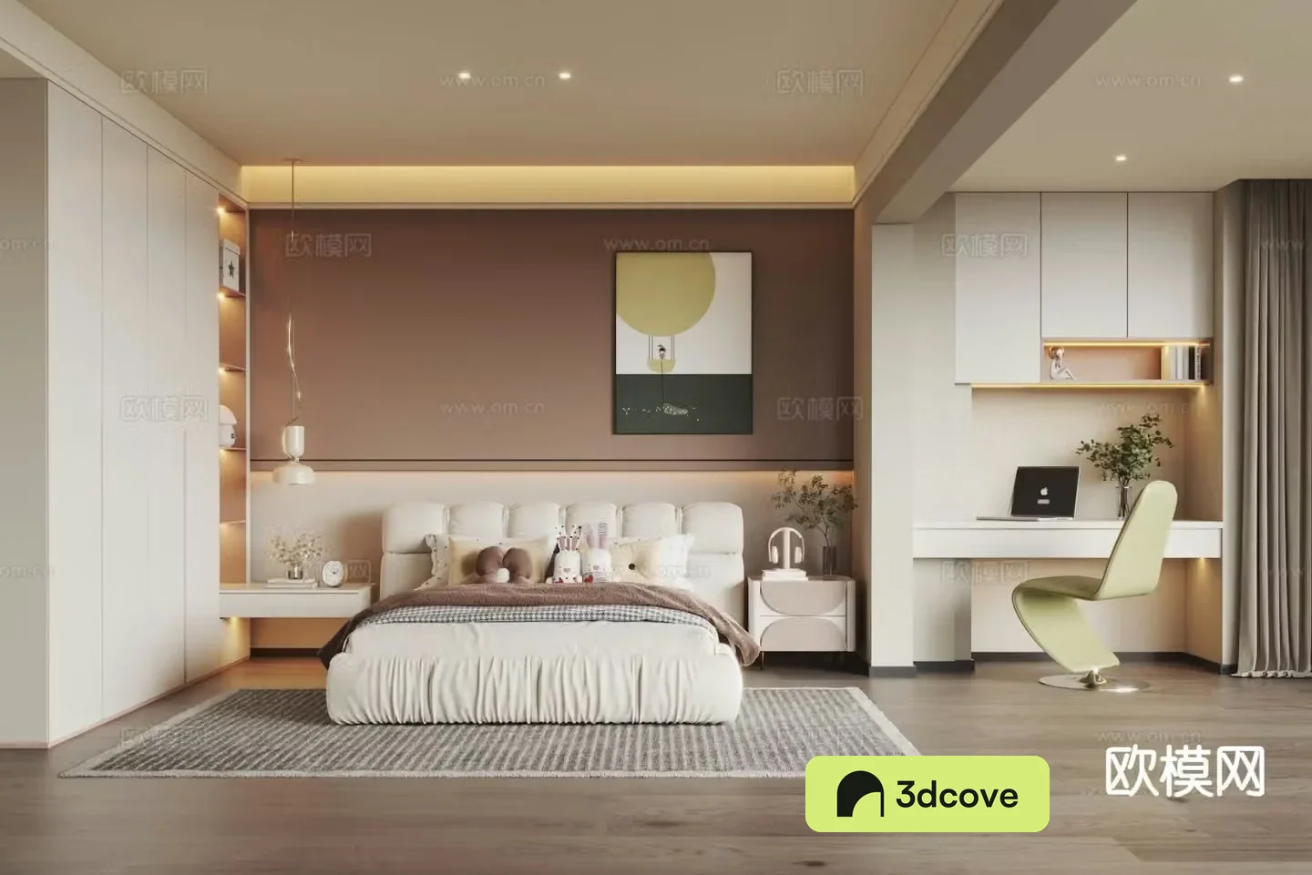 Modern bedroom second bedroom girls room