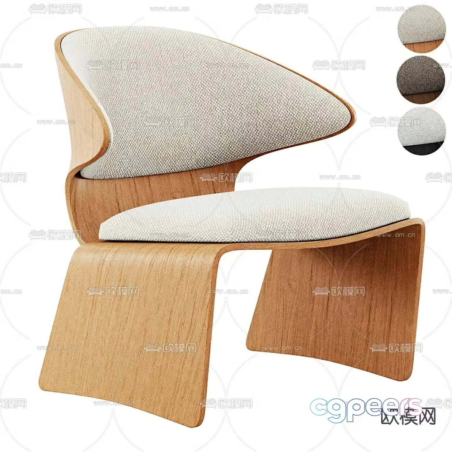 chair leisure chair 3d model
