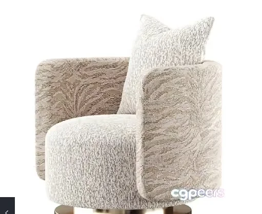 Modern Accent Chair 3D Model – 8914 – CORONA Render