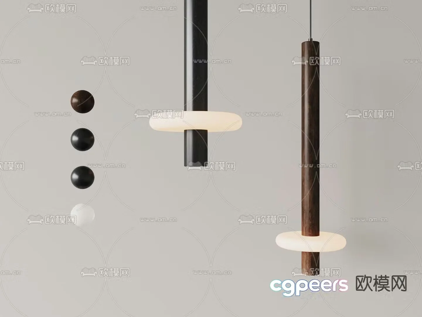 Simple small chandelier 3d model