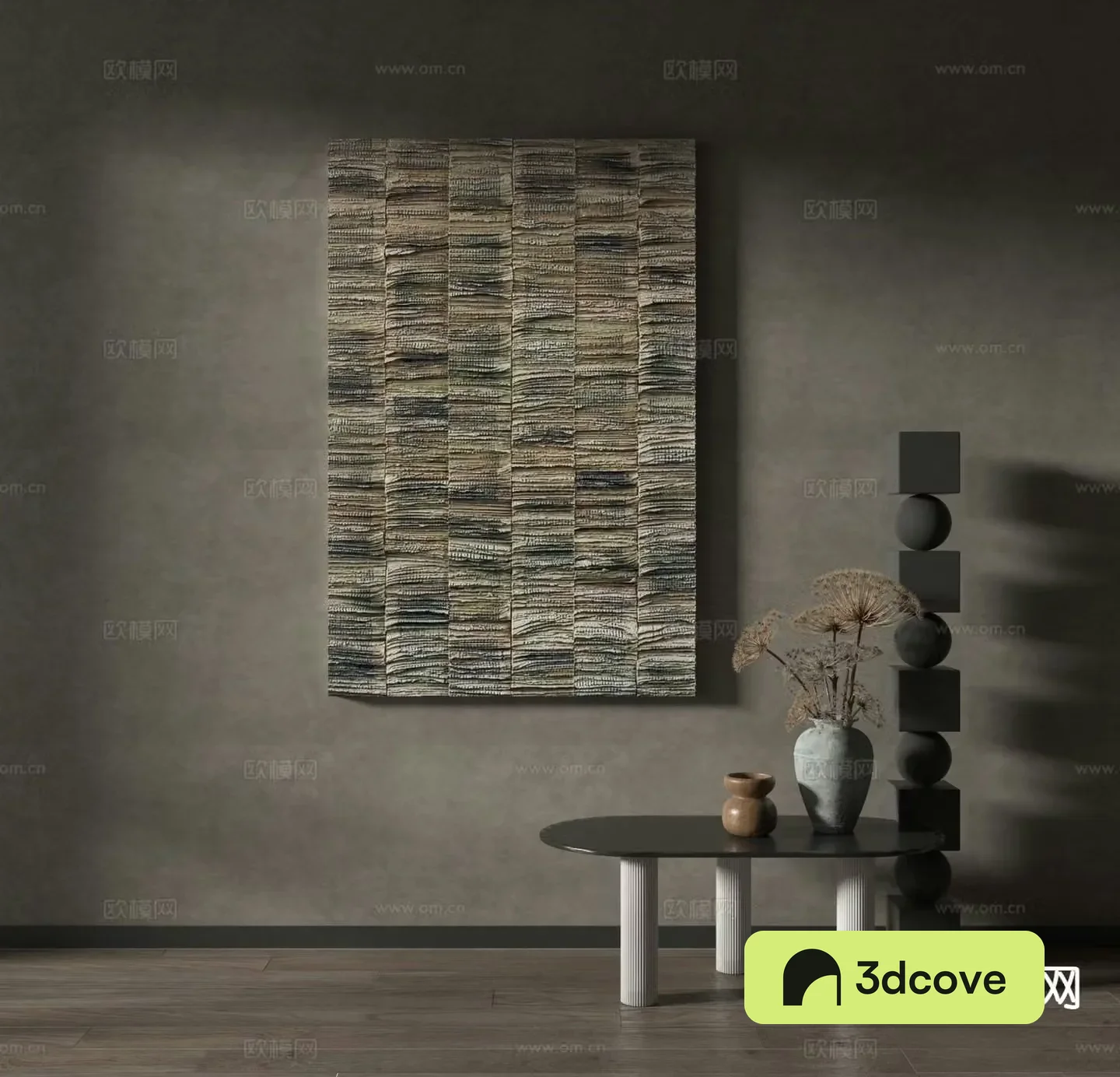 Wabi-sabi style abstract painting texture painting decorative painting