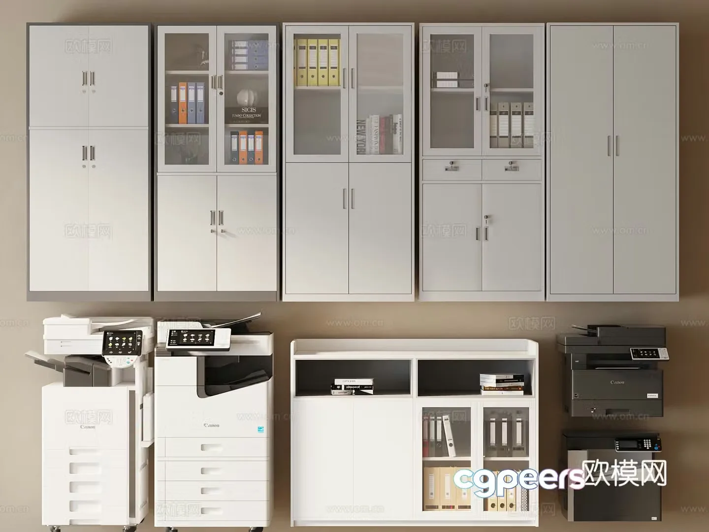 File cabinet File cabinet Office cabinet Printer cabinet Printer cabinet Printer 3D model