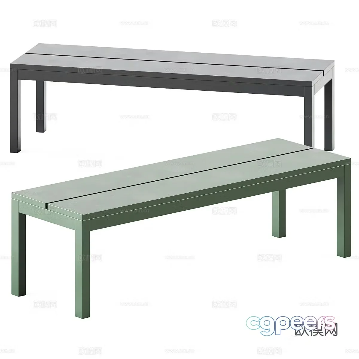 sofa stool 3d model
