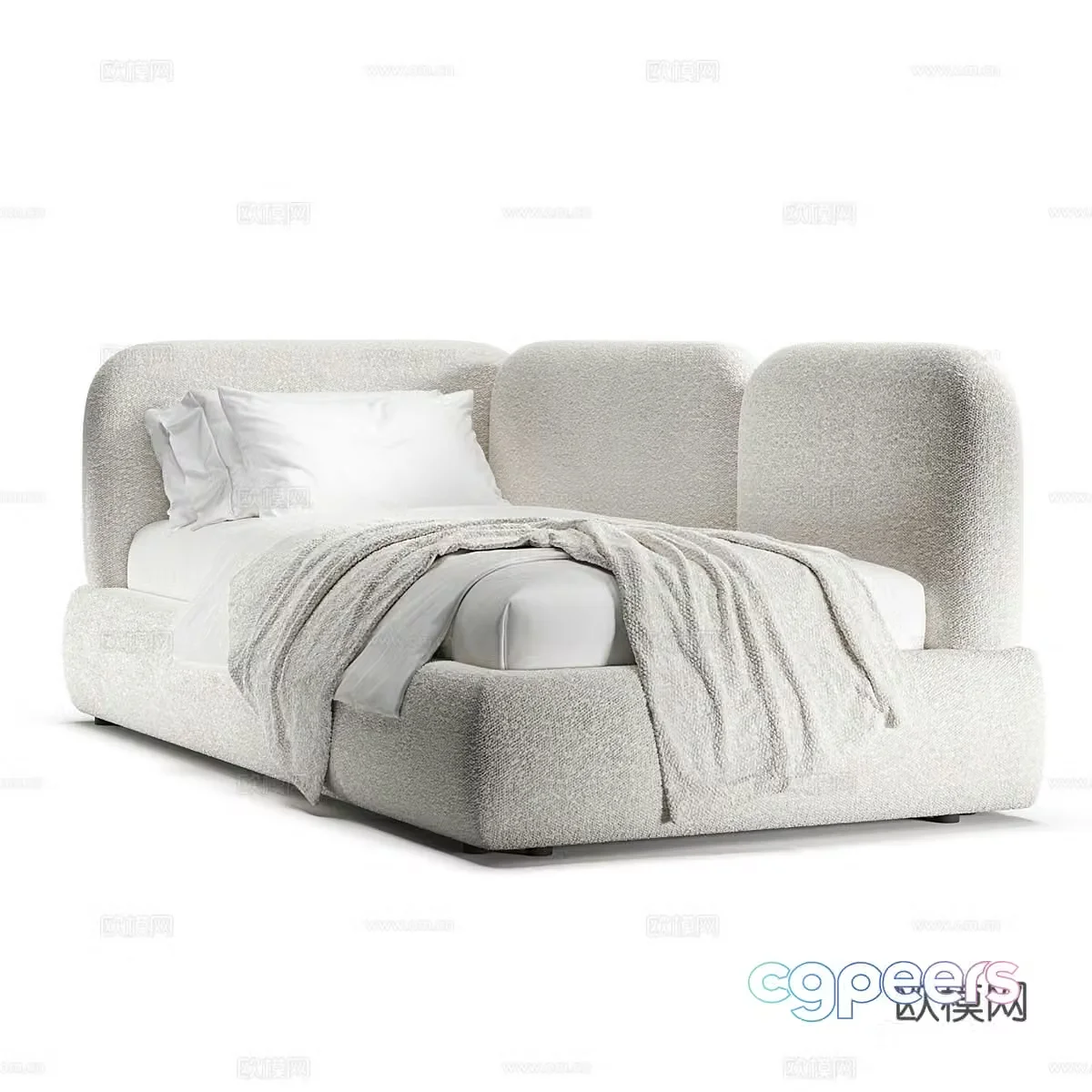 3D model of bed children