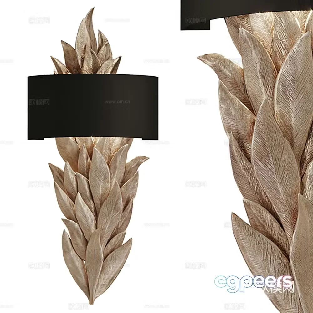 Light luxury wall lamp 3D model