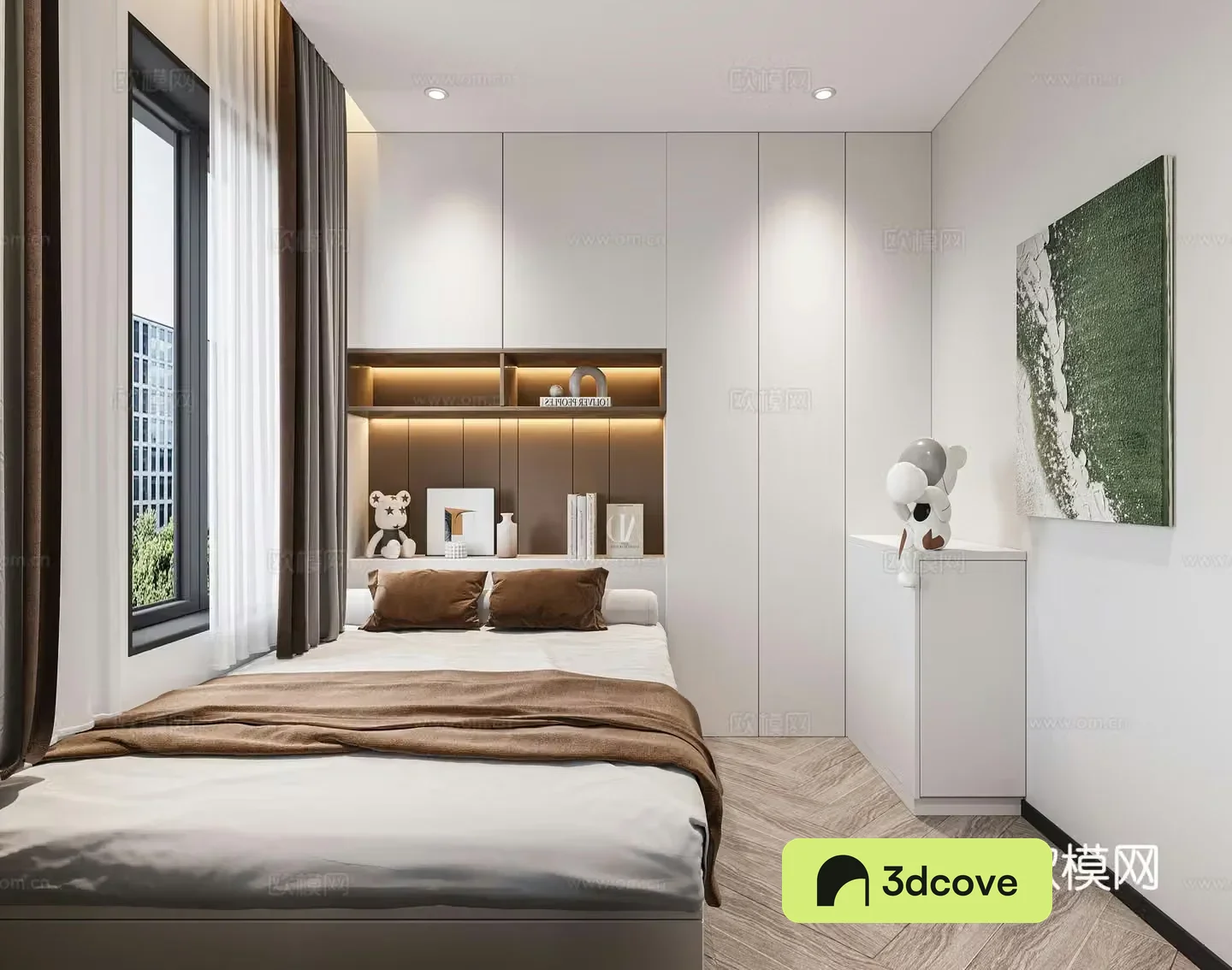 Modern tatami bedroom