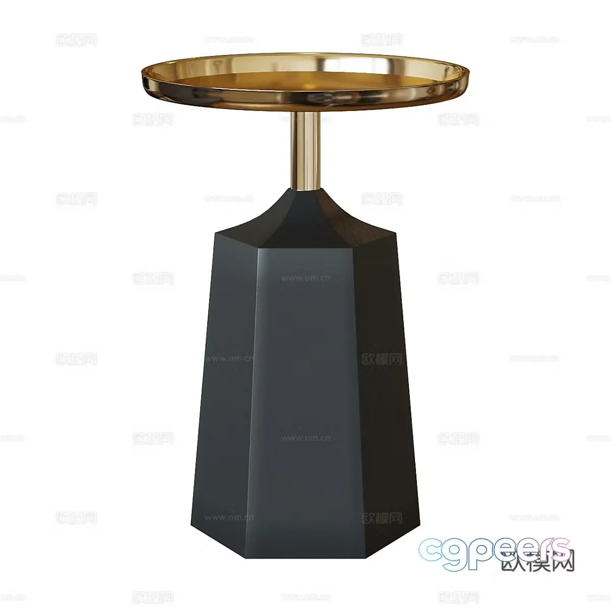 3D model of side table