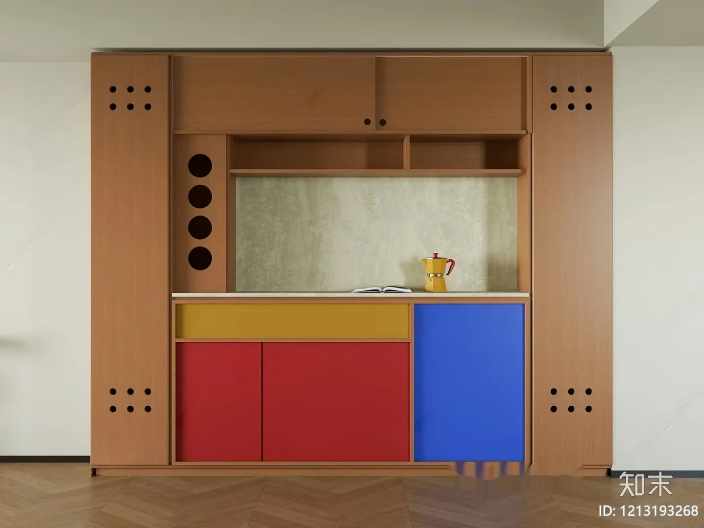 Cozy Kitchen Cabinetry 3D Model – 5226 – VRAY Render