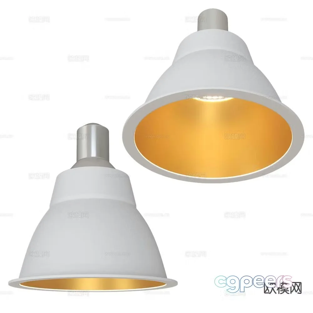 DENKIRS recessed downlight spotlight bull’s eye lamp 3d model