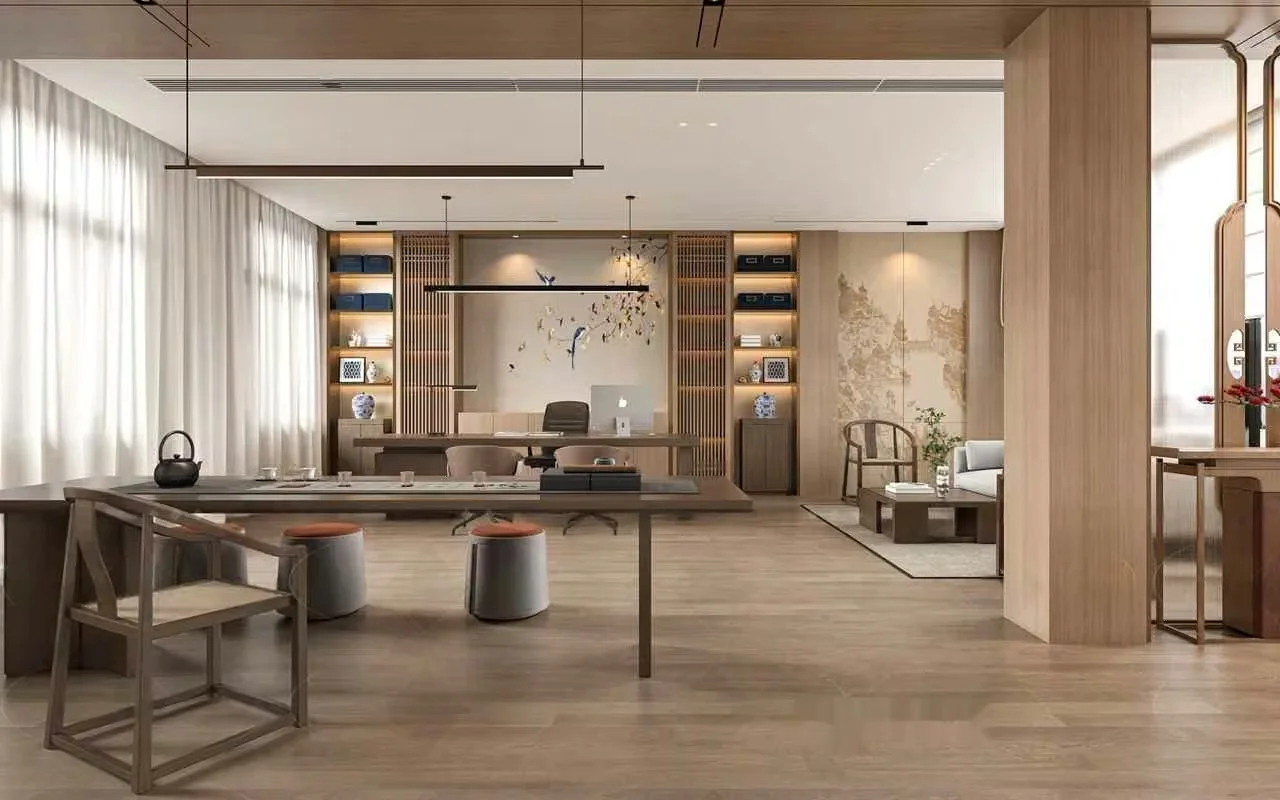 Modern Office Space 3D Model – 8386 – VRAY Render