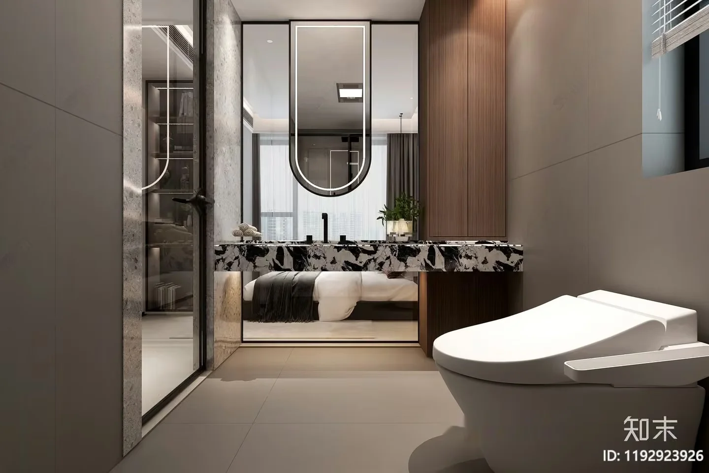Modern Bathroom 3D Model – 14894 – VRAY Render