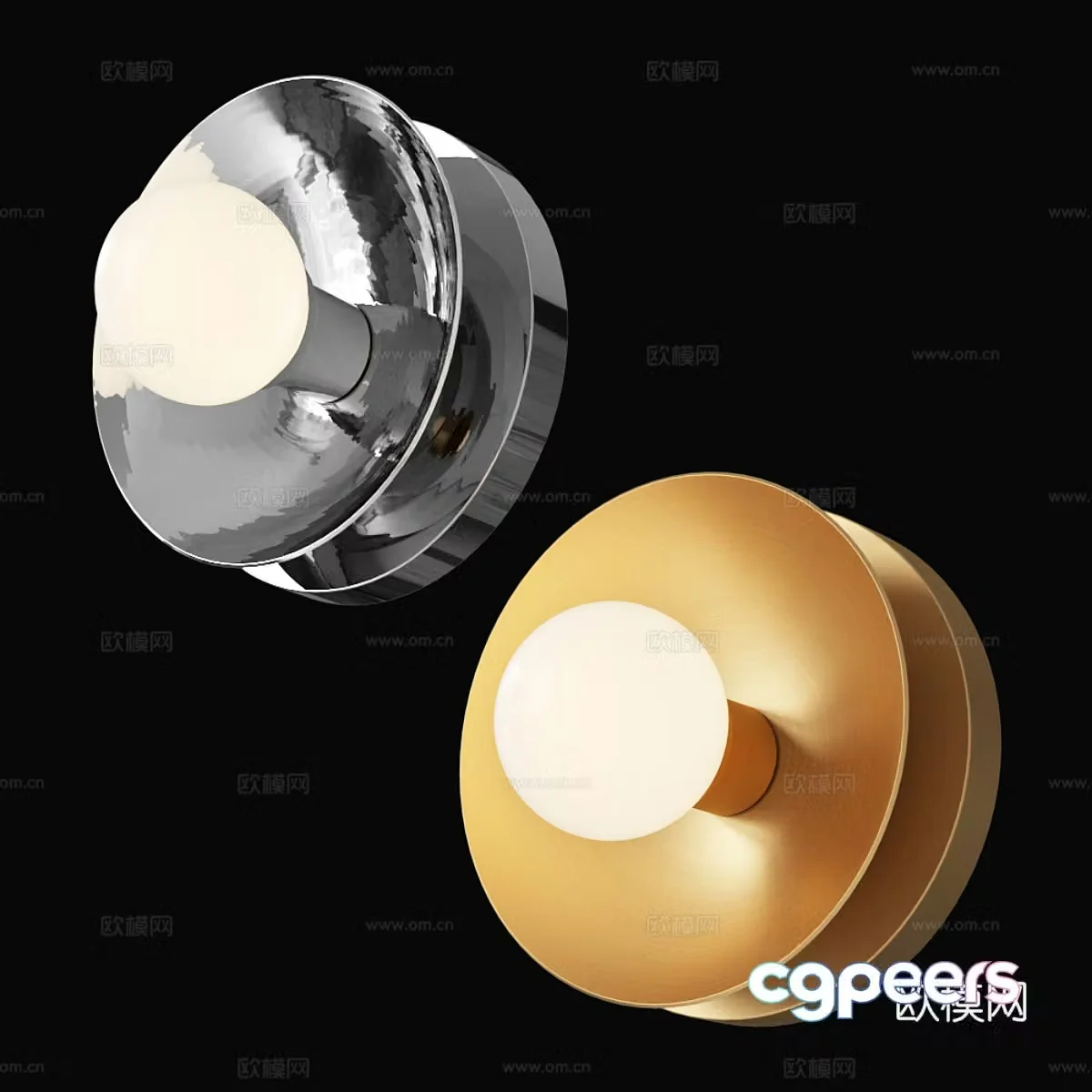 New Chinese light luxury JULIEN wall light 3d model