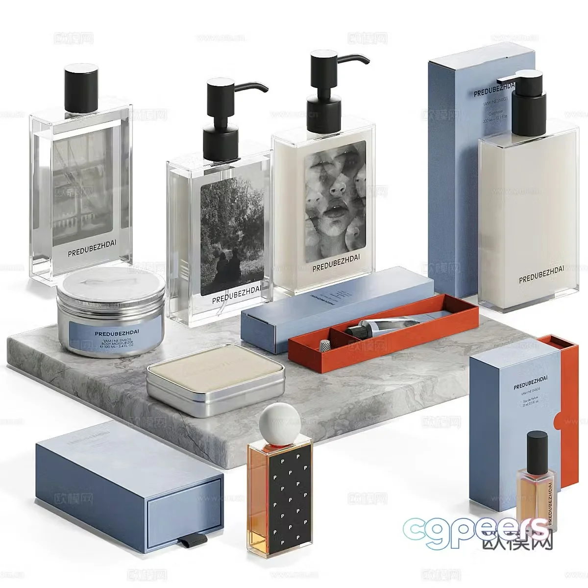 Cosmetics 3D model