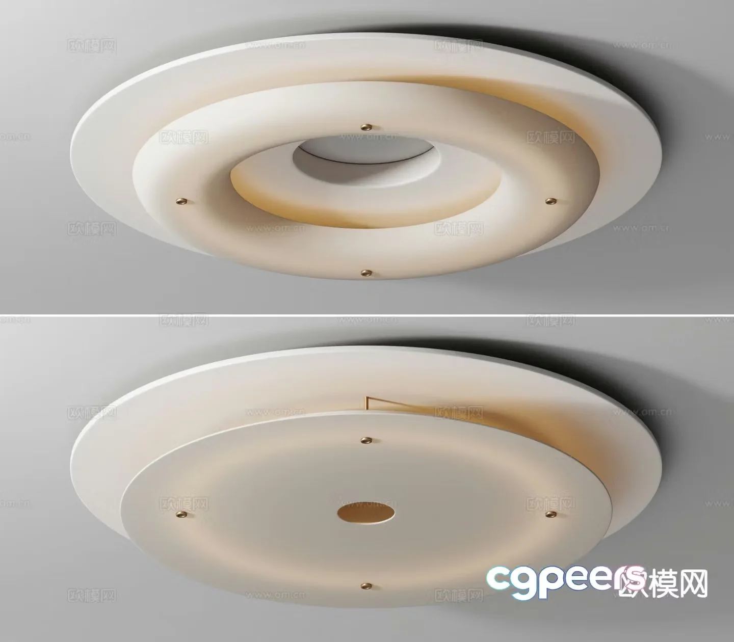 Round ceiling lamp living room ceiling lamp 3d model