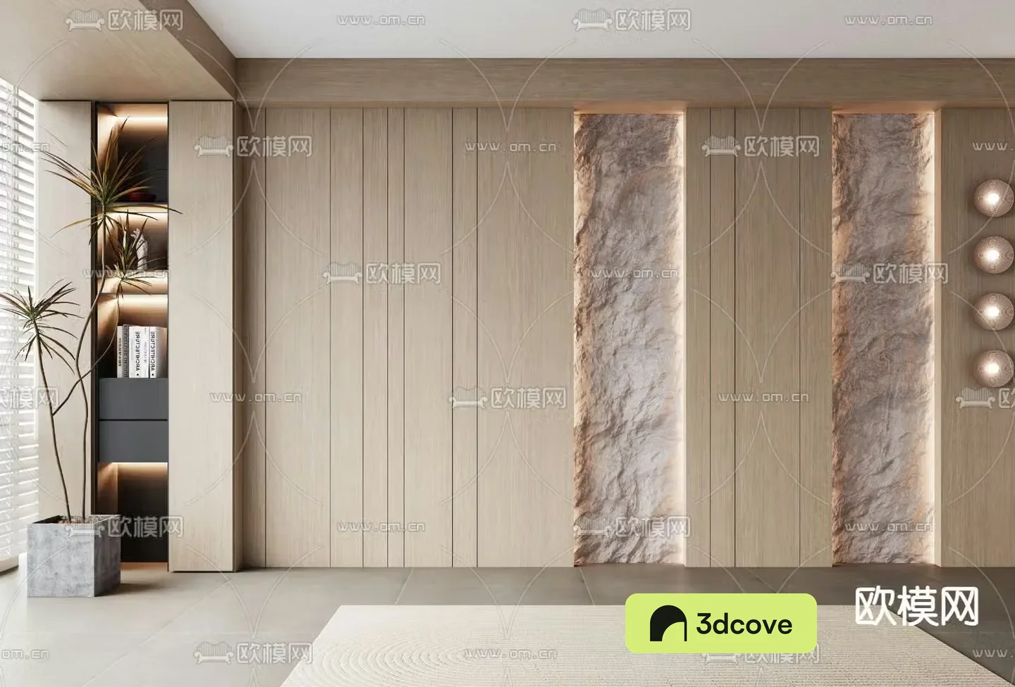 Wabi-sabi background wall sofa background