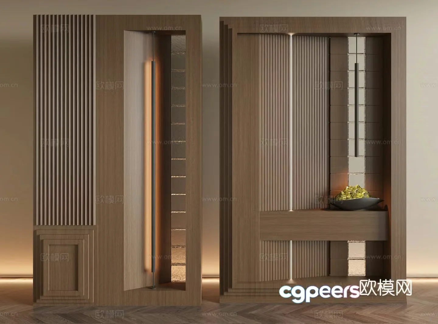 Wasabi Wind Entrance Partition 3D Model