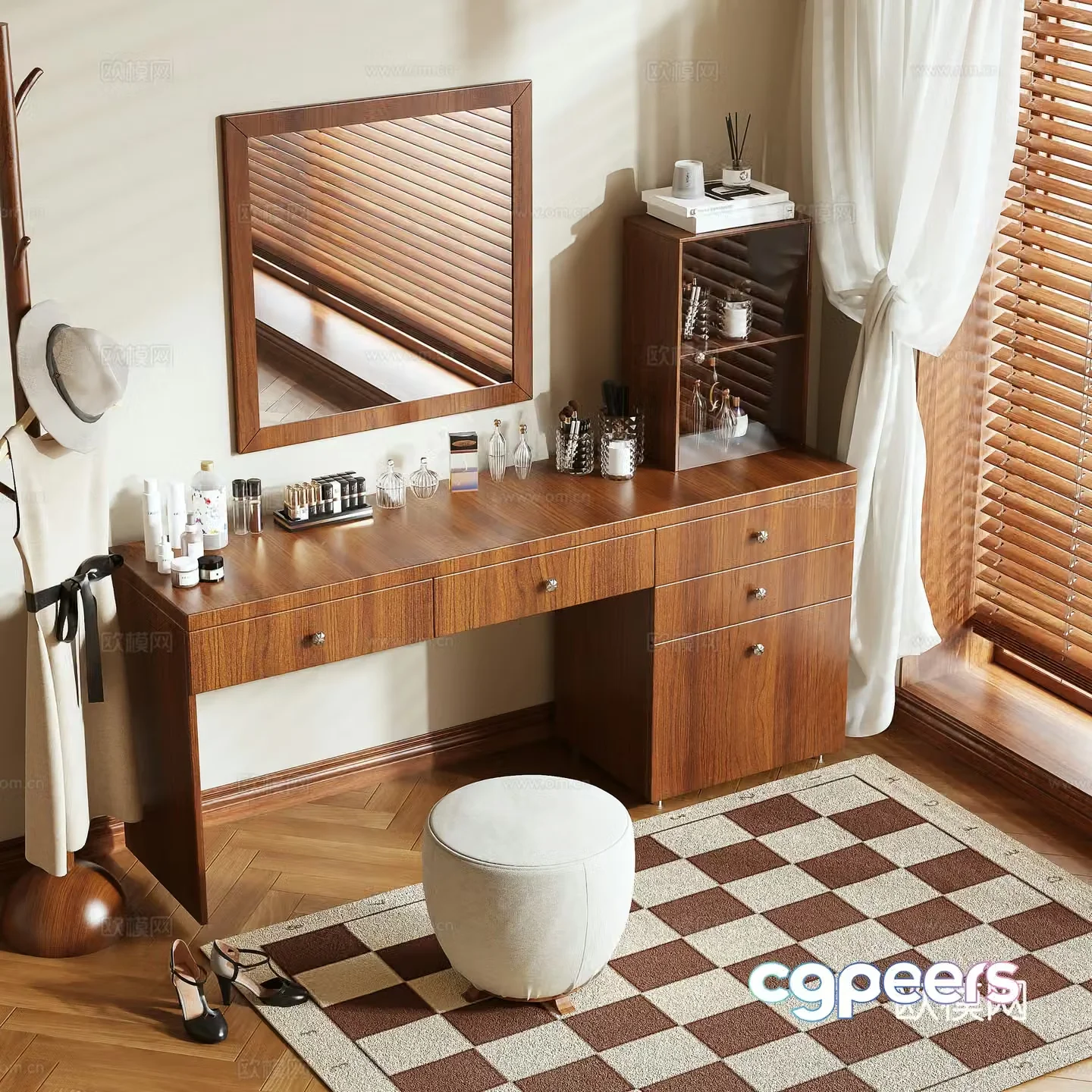 Dressing table 3d model