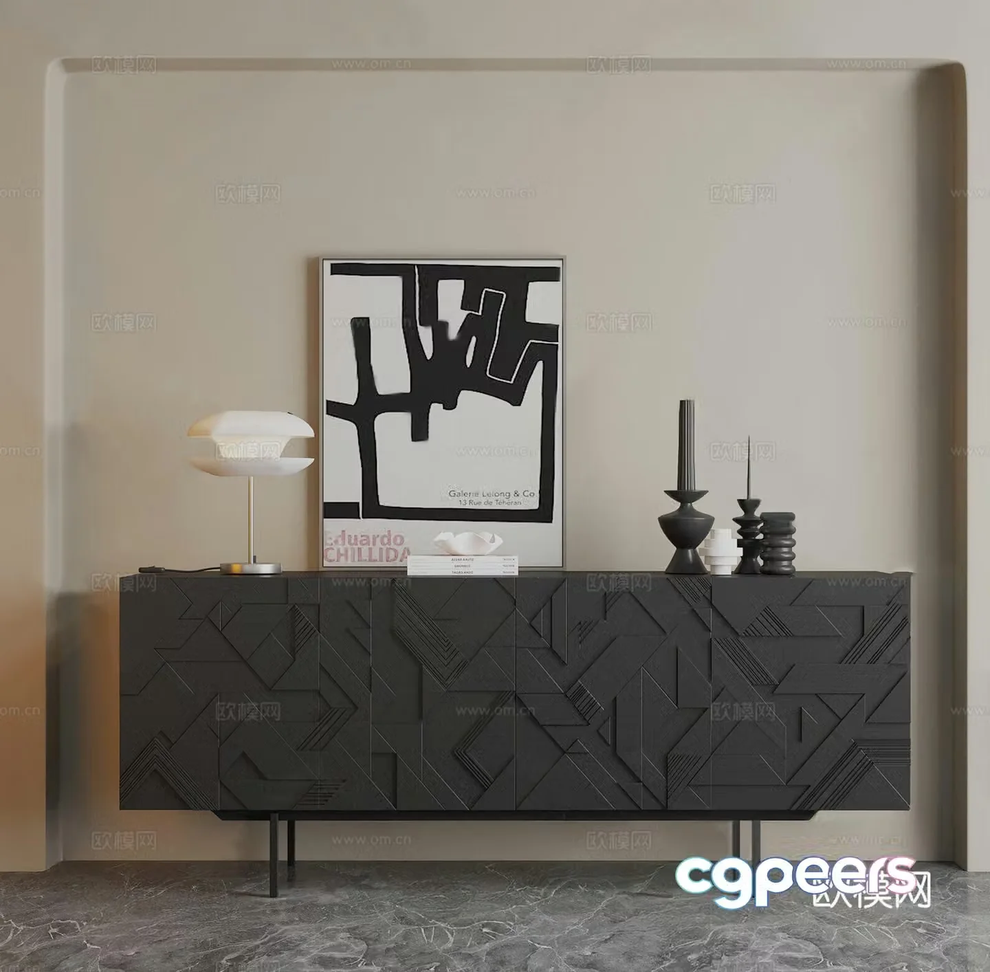 Wasabi wind edge cabinet 3D model